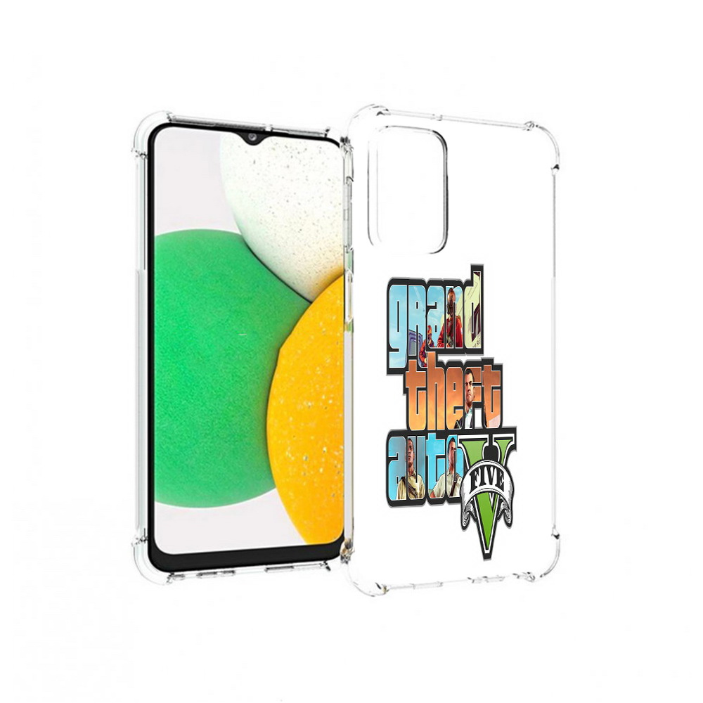 

Чехол MyPads Tocco для Samsung Galaxy A23 игра гта, Прозрачный, Tocco