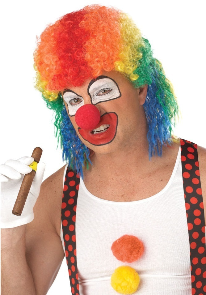 Купить K70012, Карнавальный аксессуар California Costumes Клоунский парик взрослый,