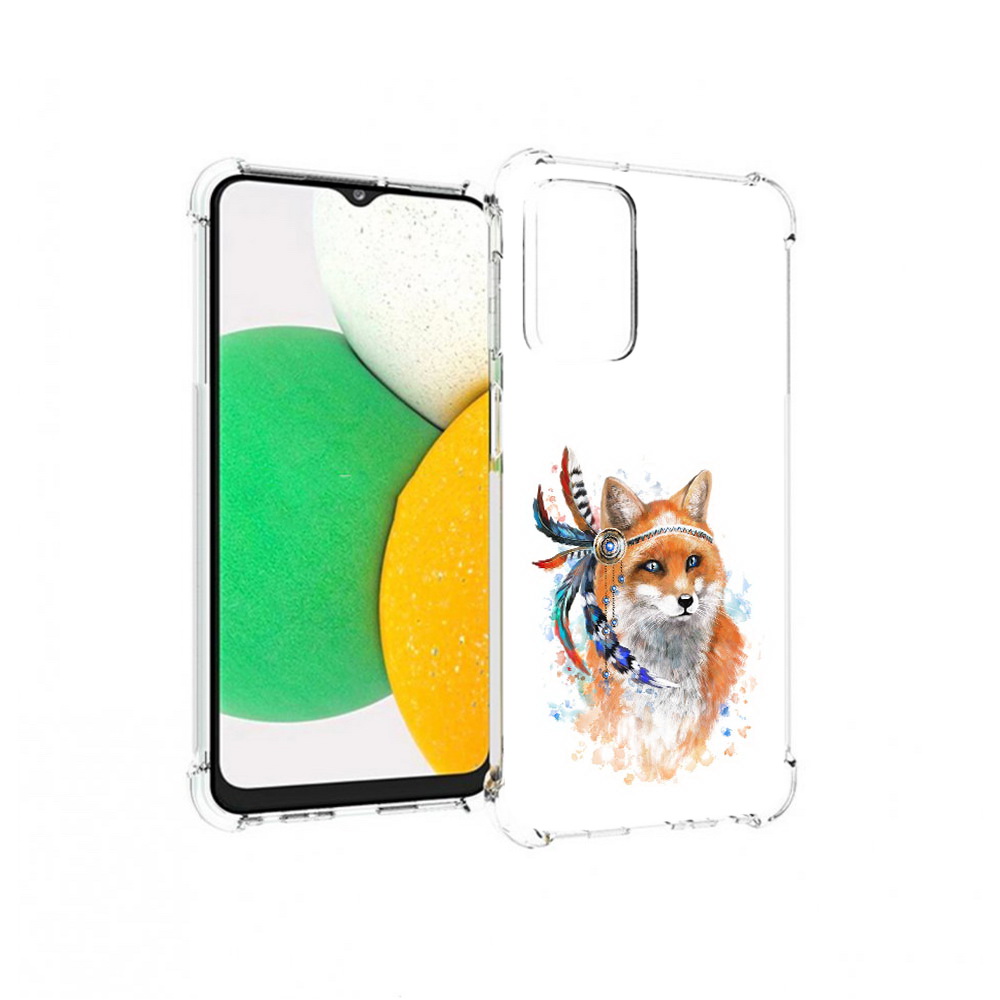 

Чехол MyPads Tocco для Samsung Galaxy A23 инду лиса, Прозрачный, Tocco