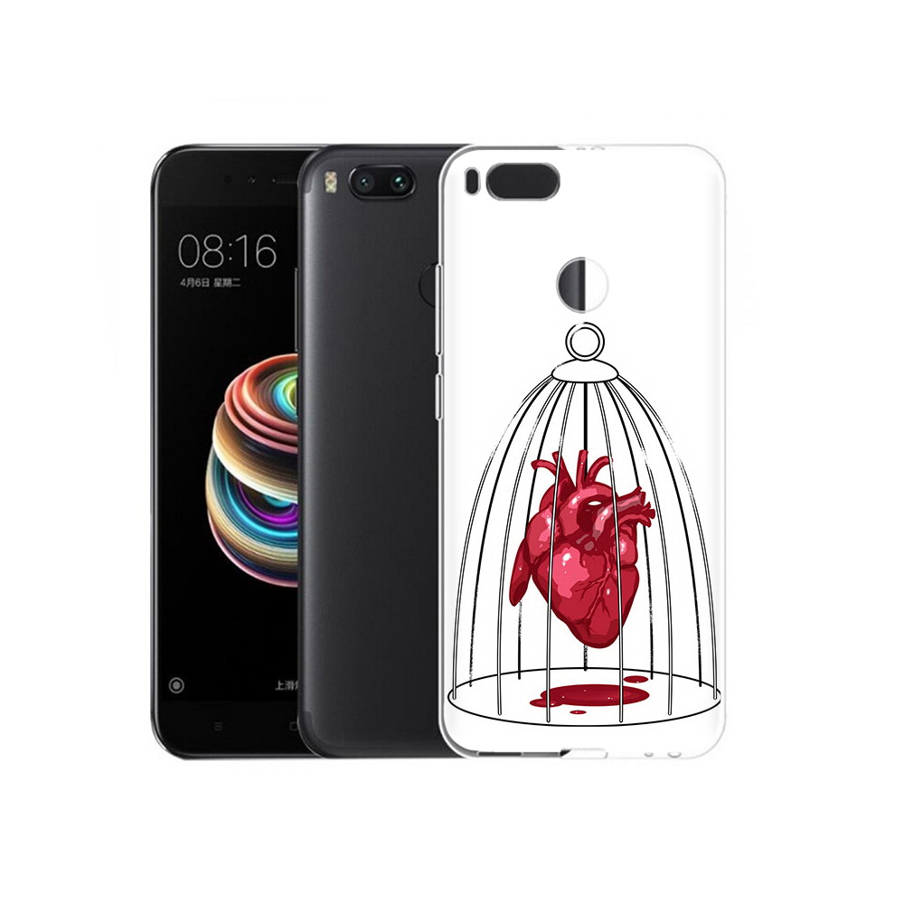 

Чехол MyPads Tocco для Xiaomi Mi 5X сердце в клетке (PT75177.336.597), Прозрачный, Tocco