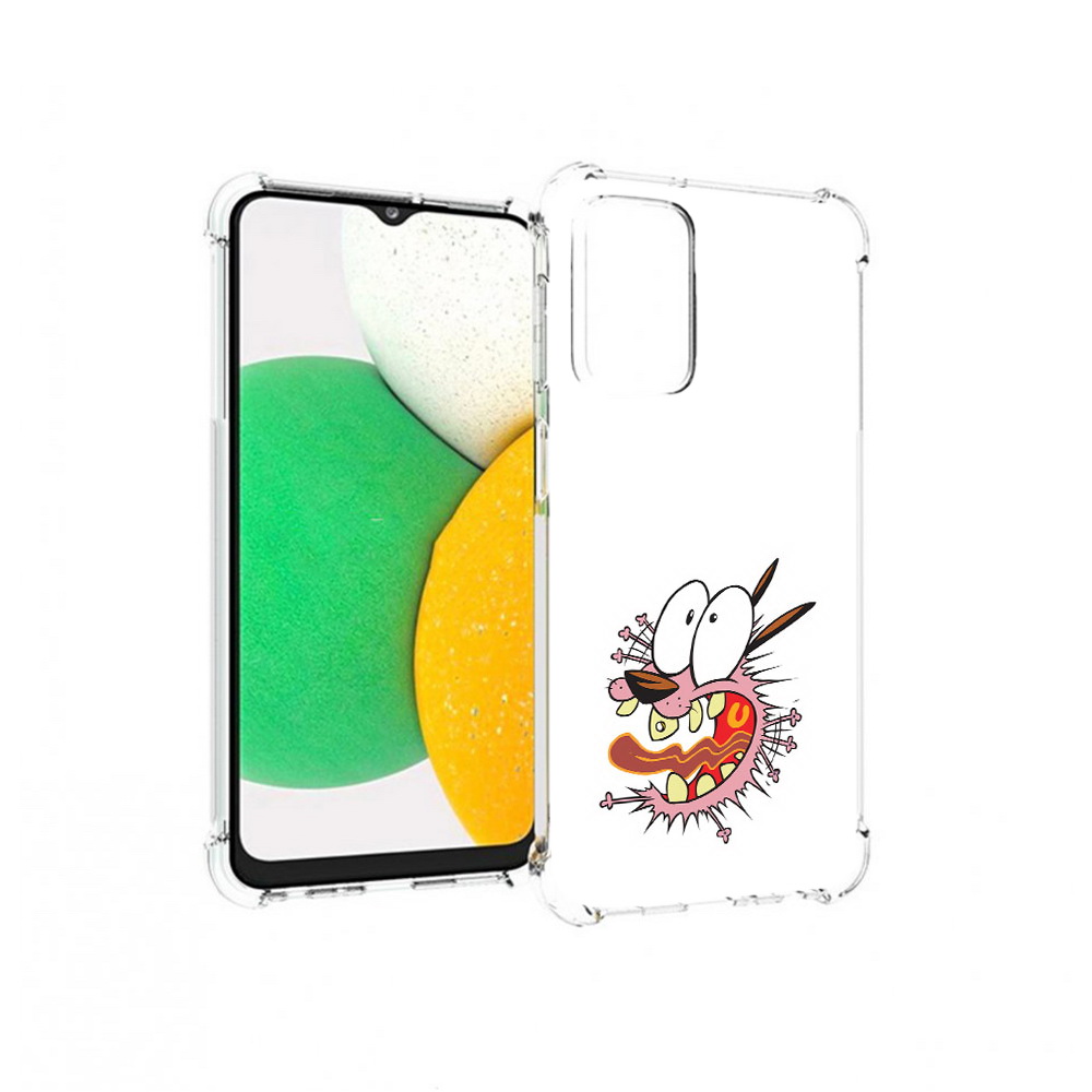 

Чехол MyPads Tocco для Samsung Galaxy A23 испуганный бобик, Прозрачный, Tocco
