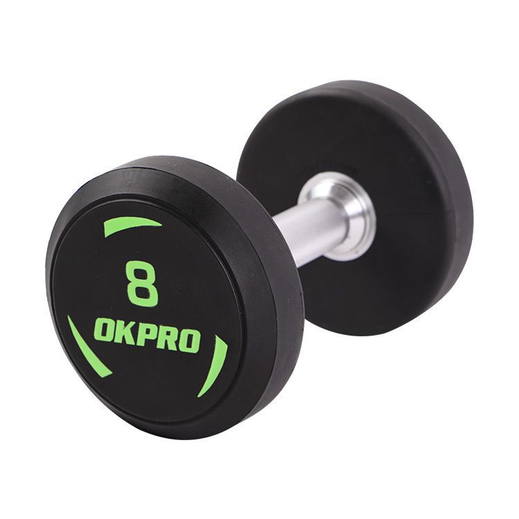 

Гантель полиуретановая (2-50 кг) OKPRO OK1036, Черный;серебристый, OK1036