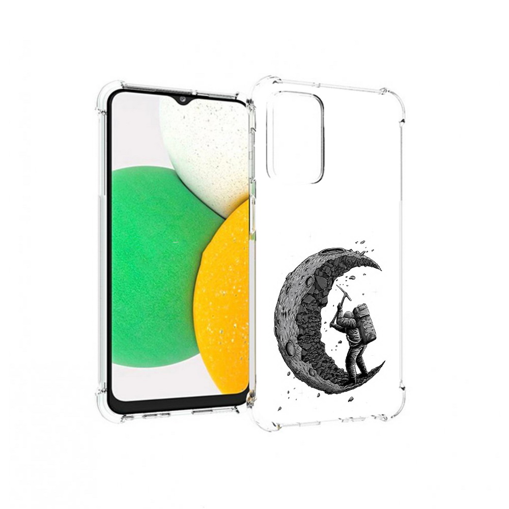 

Чехол MyPads Tocco для Samsung Galaxy A23 камненная луна, Прозрачный, Tocco