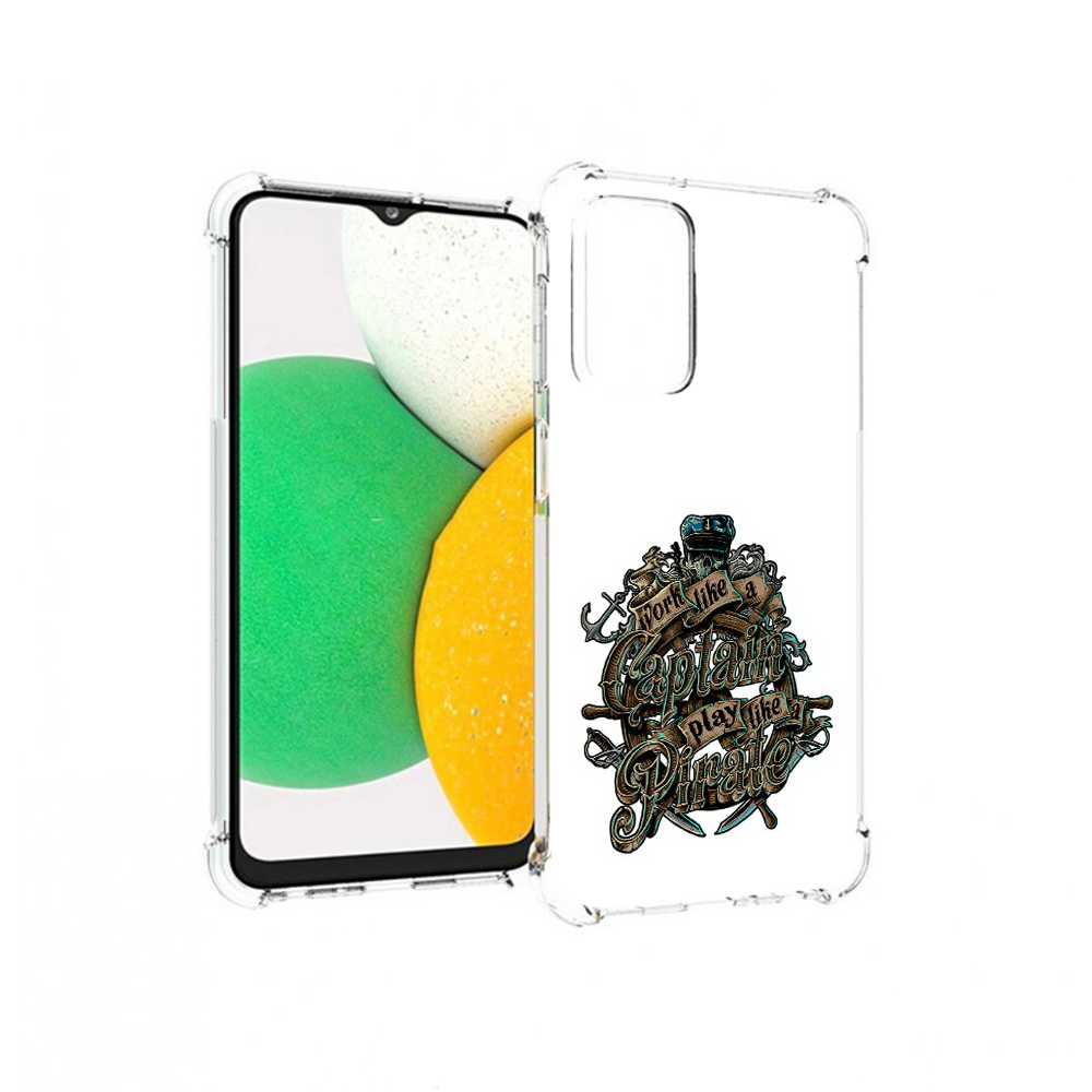 

Чехол MyPads Tocco для Samsung Galaxy A23 капитан пиратов, Прозрачный, Tocco