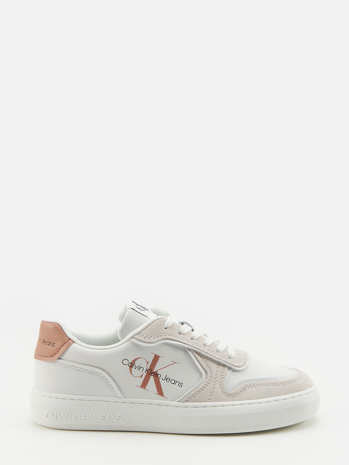 

Кеды женские Calvin Klein YW0YW00913 белые 38 RU, Белый, YW0YW00913