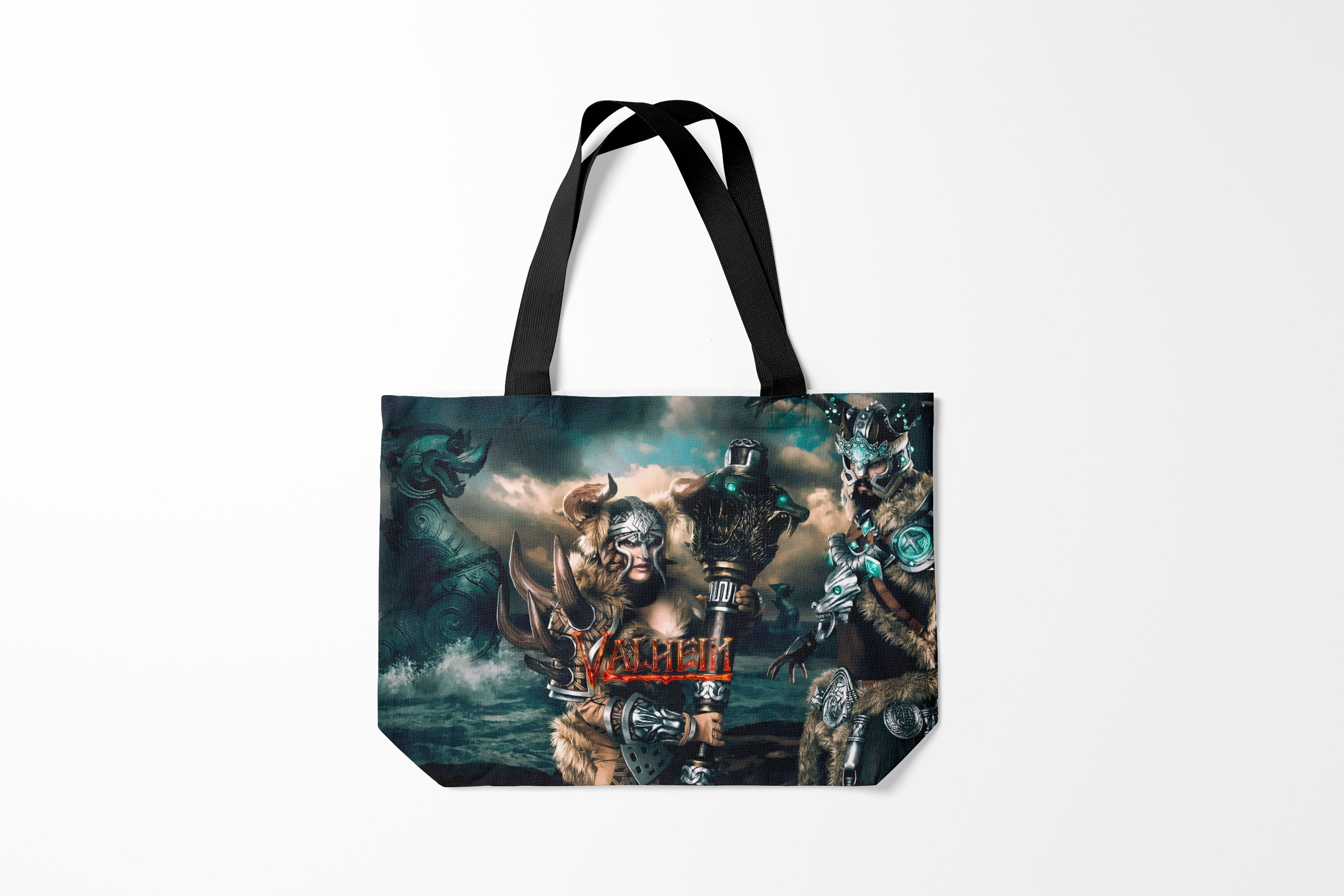 

Сумка шoппер унисекс Burnettie Valheim Girl, разноцветный, Valheim Girl