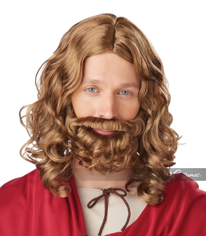 

Карнавальный аксессуар California Costumes Парик Иисус с бородой взрослый, k70754