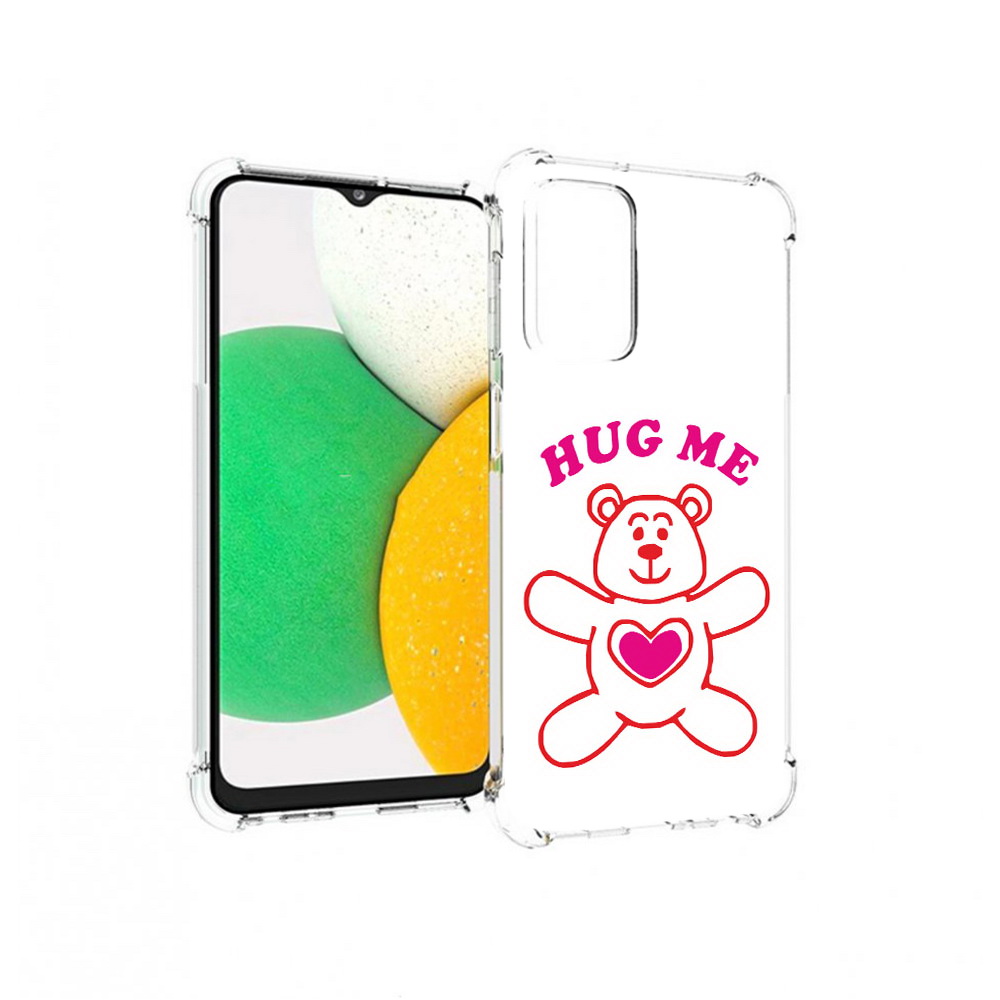 

Чехол MyPads Tocco для Samsung Galaxy A23 14 февраля обними меня, Прозрачный, Tocco