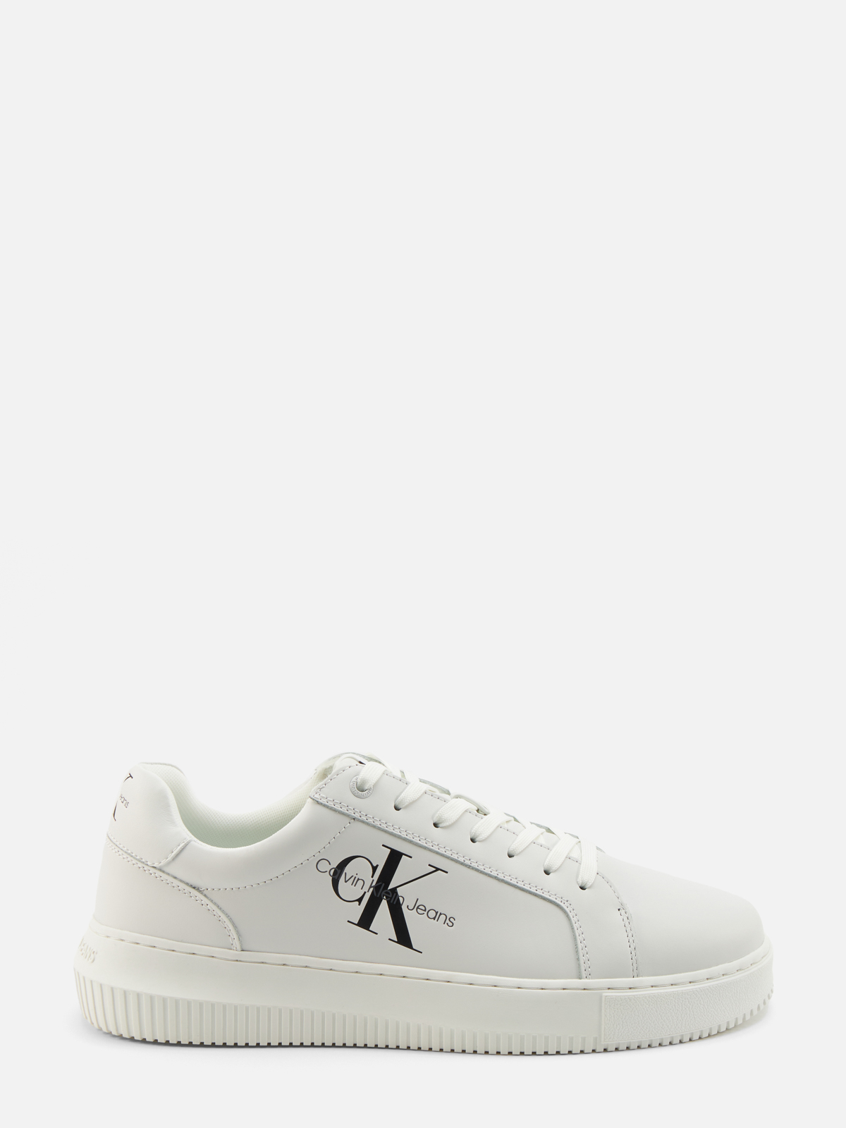 

Кеды мужские Calvin Klein YM0YM00681 белые 42 RU, Белый, YM0YM00681