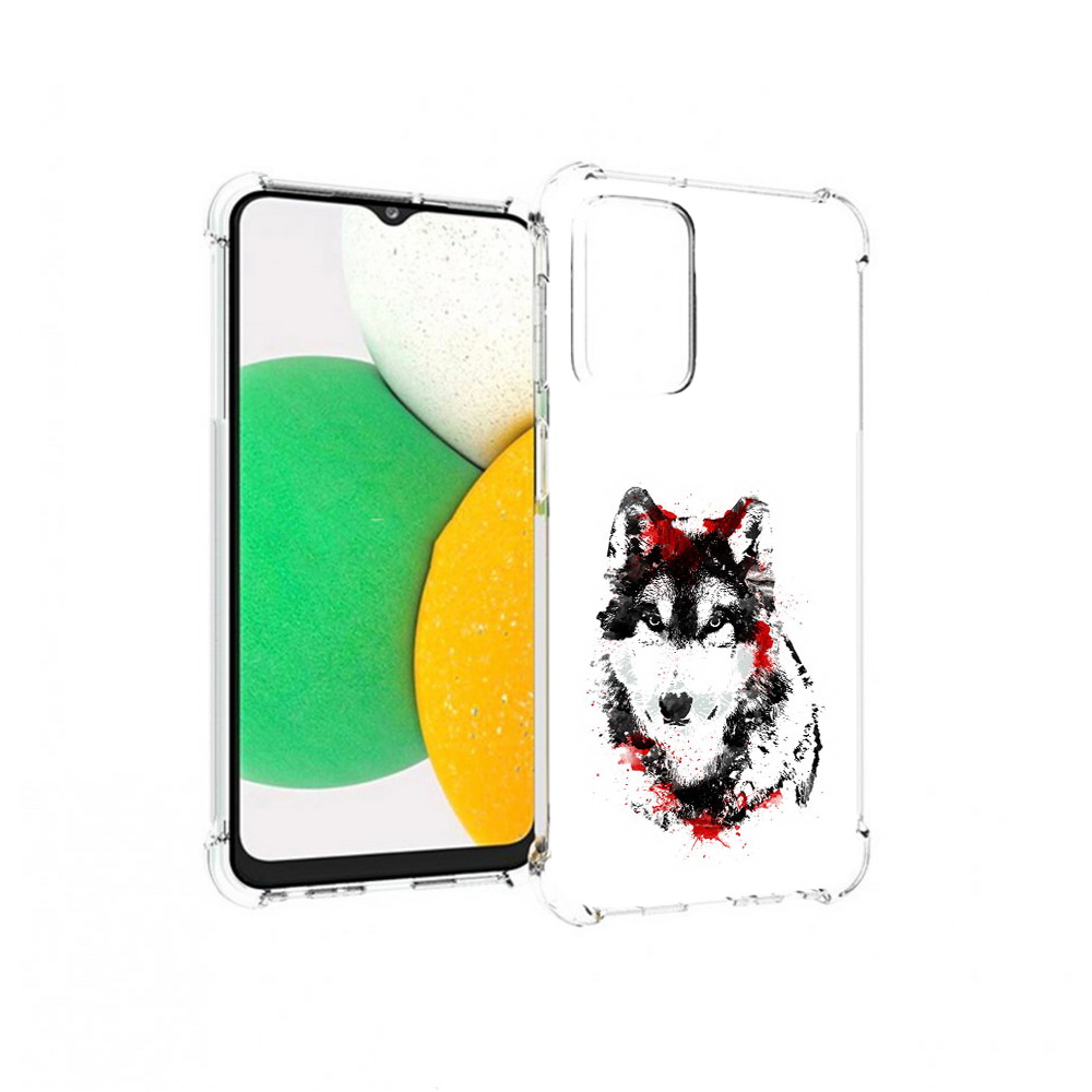 Чехол MyPads Tocco для Samsung Galaxy A23 кровавый волк