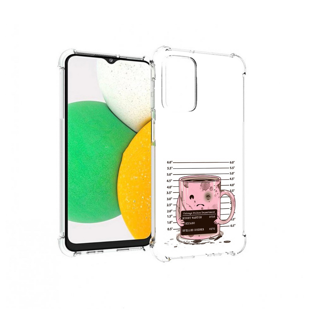 

Чехол MyPads Tocco для Samsung Galaxy A23 кружка, Прозрачный, Tocco