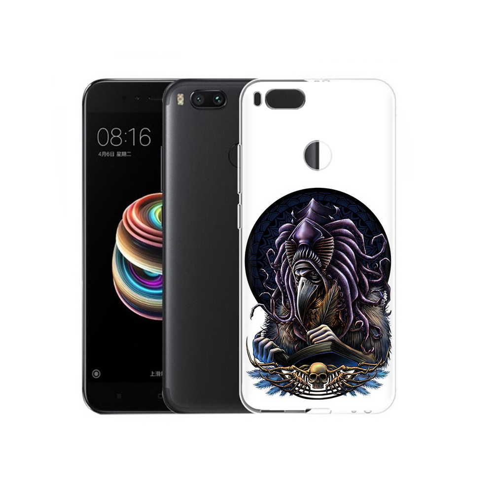 

Чехол MyPads Tocco для Xiaomi Mi 5X умный ворон (PT75177.336.650), Прозрачный, Tocco
