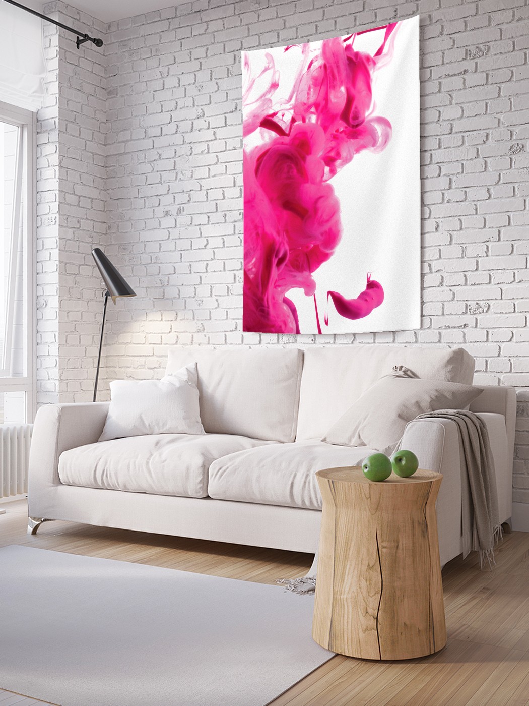 

Вертикальное фотопанно на стену JoyArty Красочный дым 150x200 см, Красочный дым