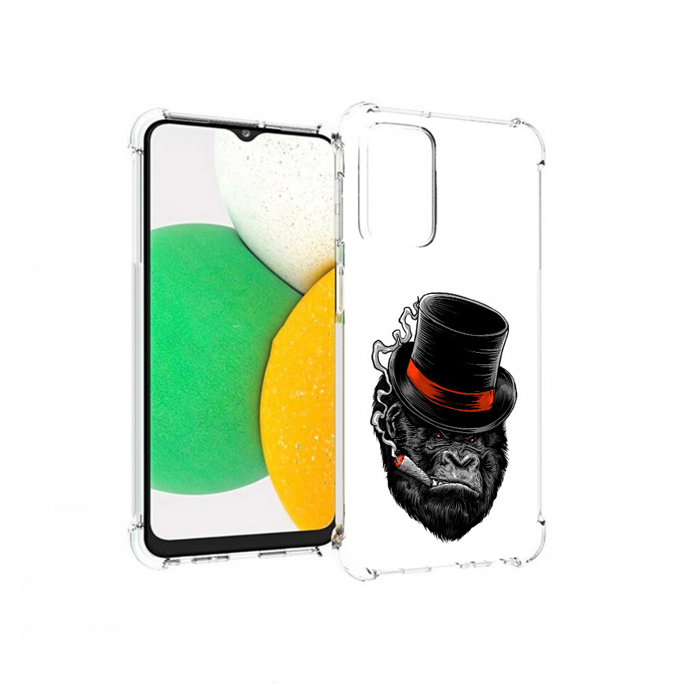 

Чехол MyPads Tocco для Samsung Galaxy A23 дизайнерская горилла, Прозрачный, Tocco