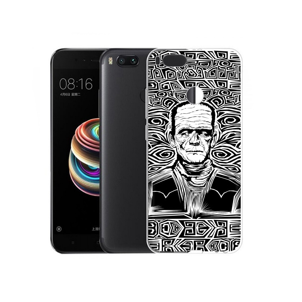 

Чехол MyPads Tocco для Xiaomi Mi 5X франкенштейн черно белый (PT75177.336.661), Прозрачный, Tocco