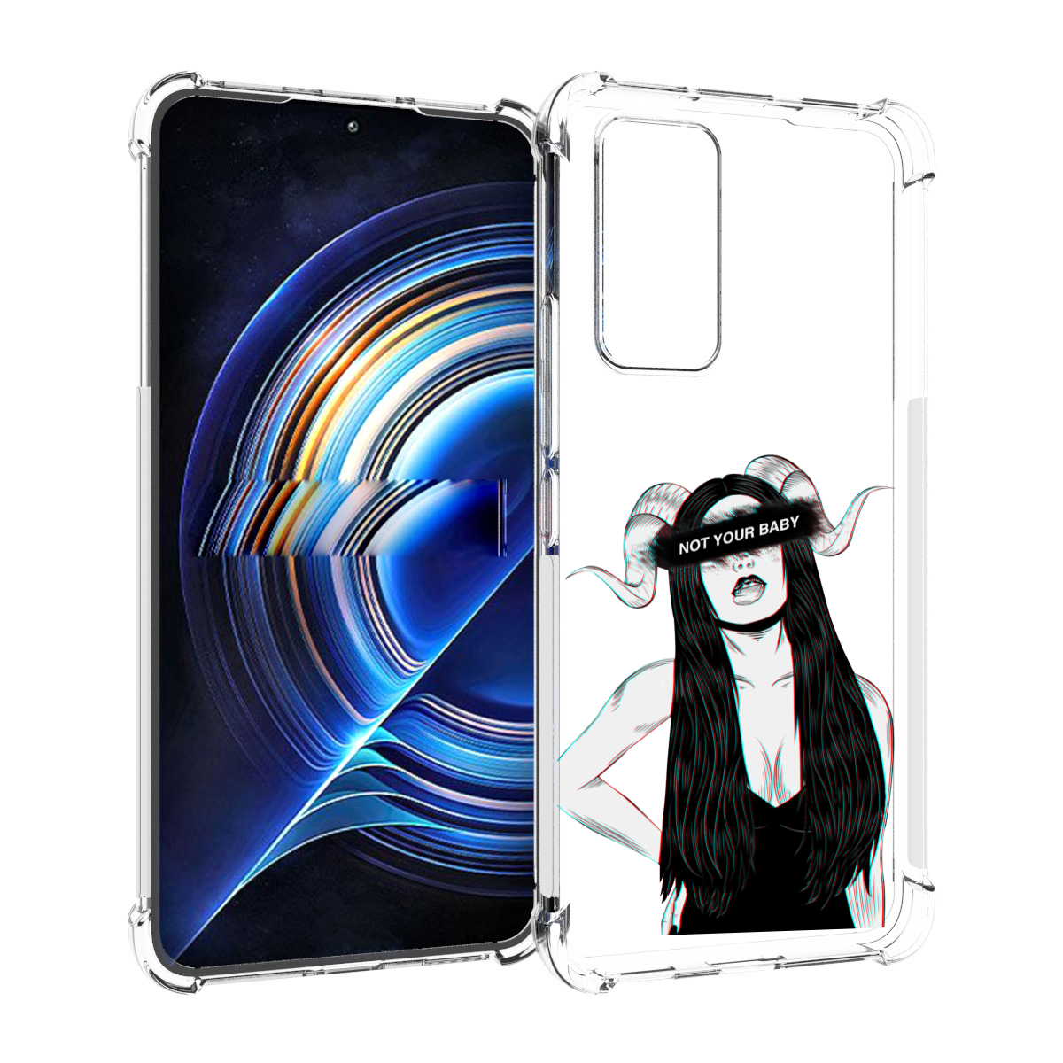 

Чехол MyPads not-your для Tecno Camon 19 Neo, Прозрачный, Tocco