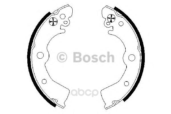 

Тормозные колодки Bosch барабанные 986487578