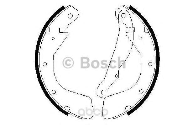 

Тормозные колодки Bosch барабанные 986487264