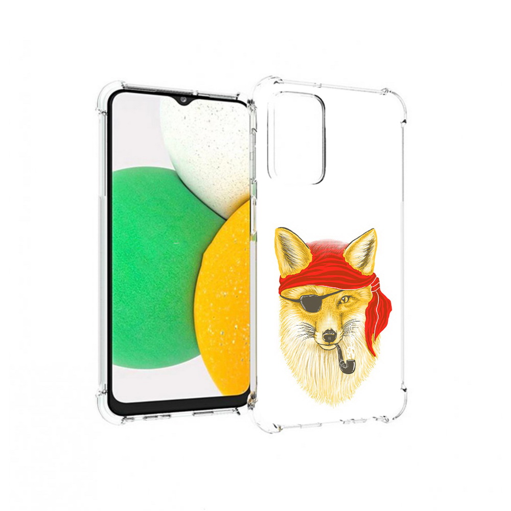 

Чехол MyPads Tocco для Samsung Galaxy A23 лиса-пират, Прозрачный, Tocco