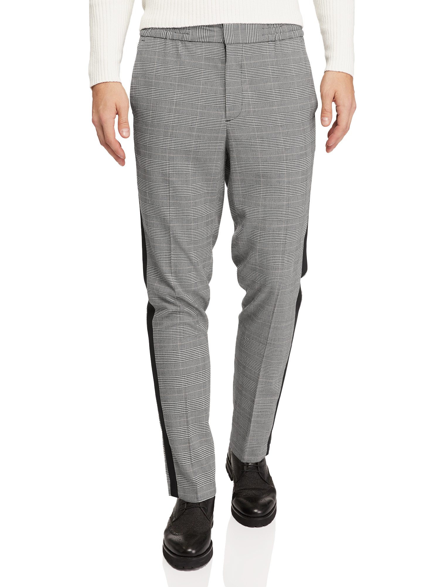 

Брюки мужские oodji 2L140001M-1 черные 40/182, 2L140001M-1