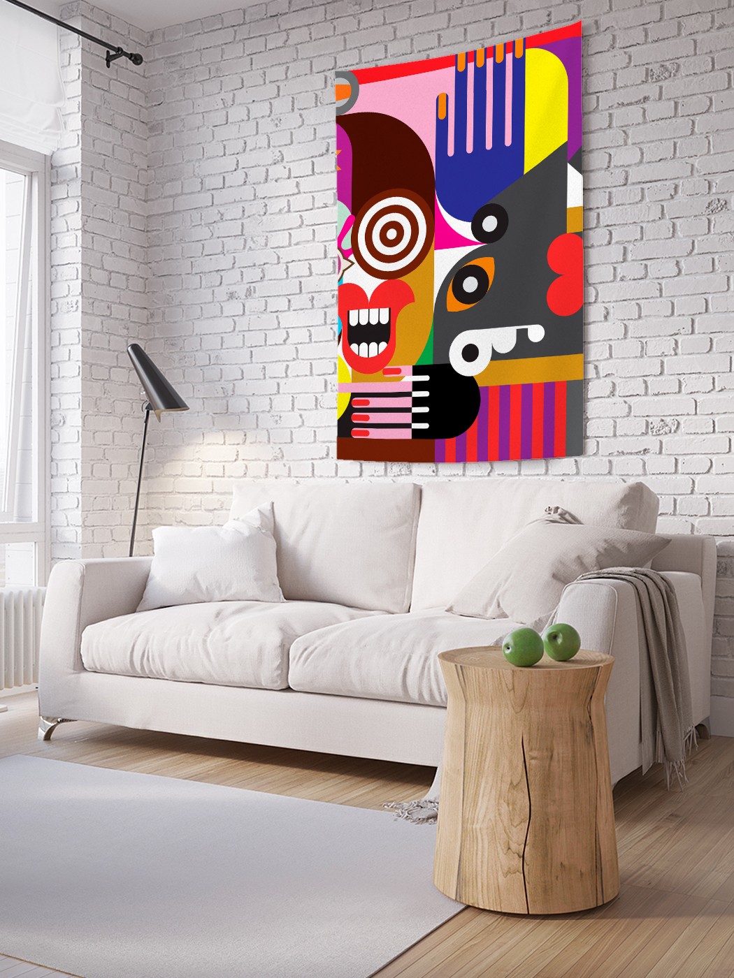 

Вертикальное фотопанно на стену JoyArty Эмоциональная фантазия 150x200 см, Эмоциональная фантазия