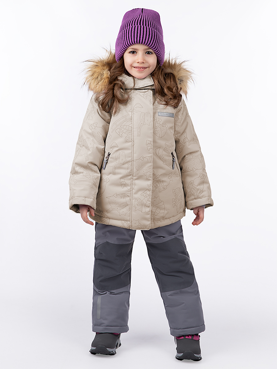 

Комплект верхней одежды детский NIKASTYLE 7з0224, беж/серый, 92, Бежевый;серый, 7з0224