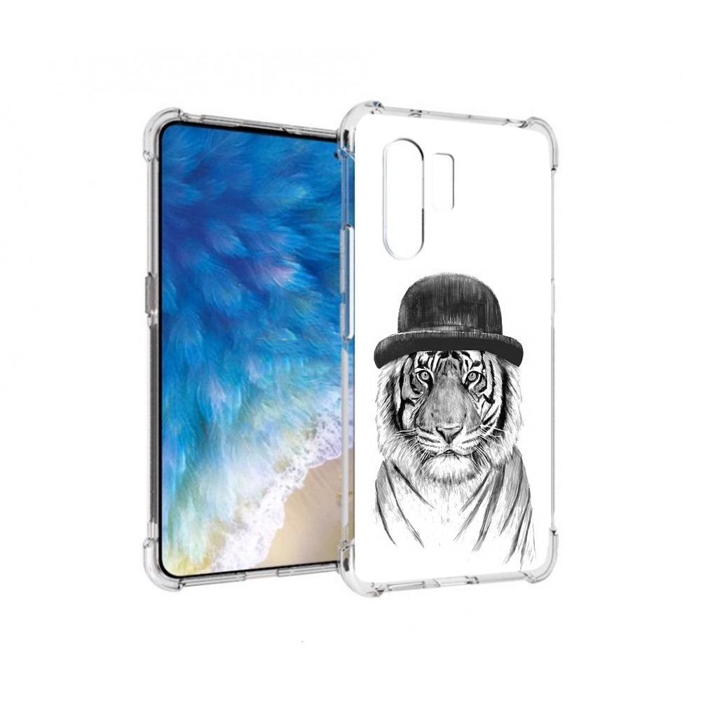 

Чехол MyPads Tocco для Vivo X30 тигр британец (PT142331.408.641), Прозрачный, Tocco