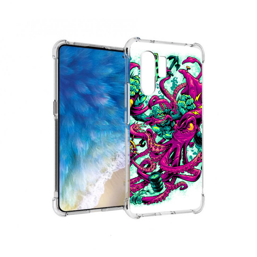 

Чехол MyPads Tocco для Vivo X30 фиолетовый кракен (PT142331.408.657), Прозрачный, Tocco