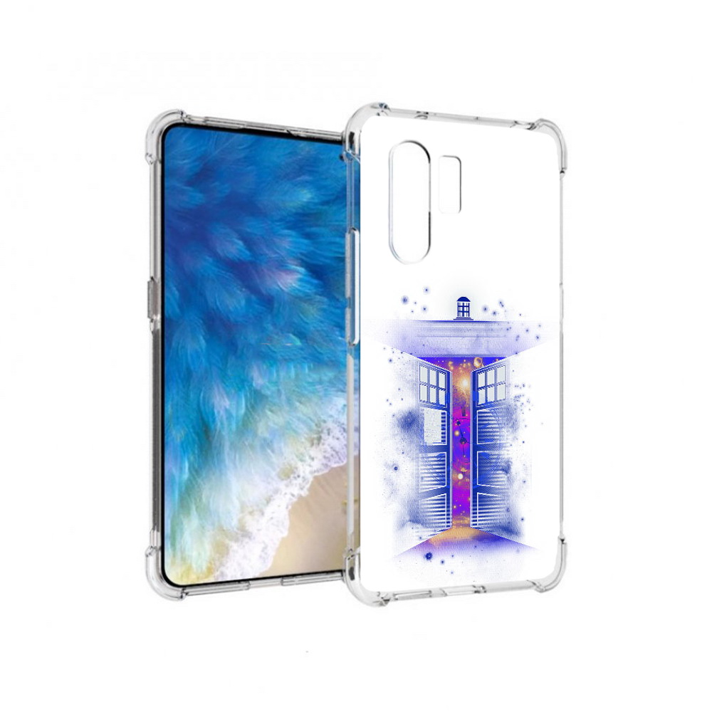 

Чехол MyPads Tocco для Vivo X30 фиолетовый уголок абстракция (PT142331.408.659), Прозрачный, Tocco