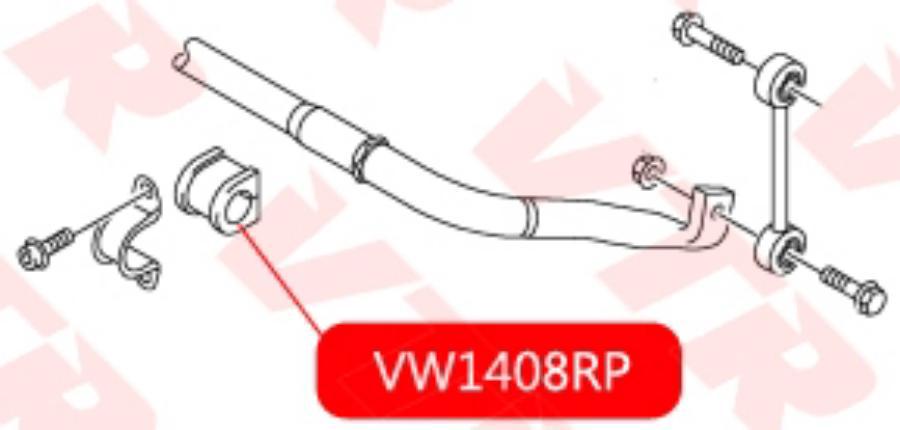 

Полиуретановая Втулка Стабилизатора Передней Подв 10Шт VTR VW1408RP