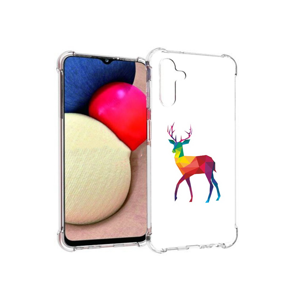 

Чехол MyPads Tocco для Samsung Galaxy A13 5G геометрический олень (PT172412.530.286), Прозрачный, Tocco