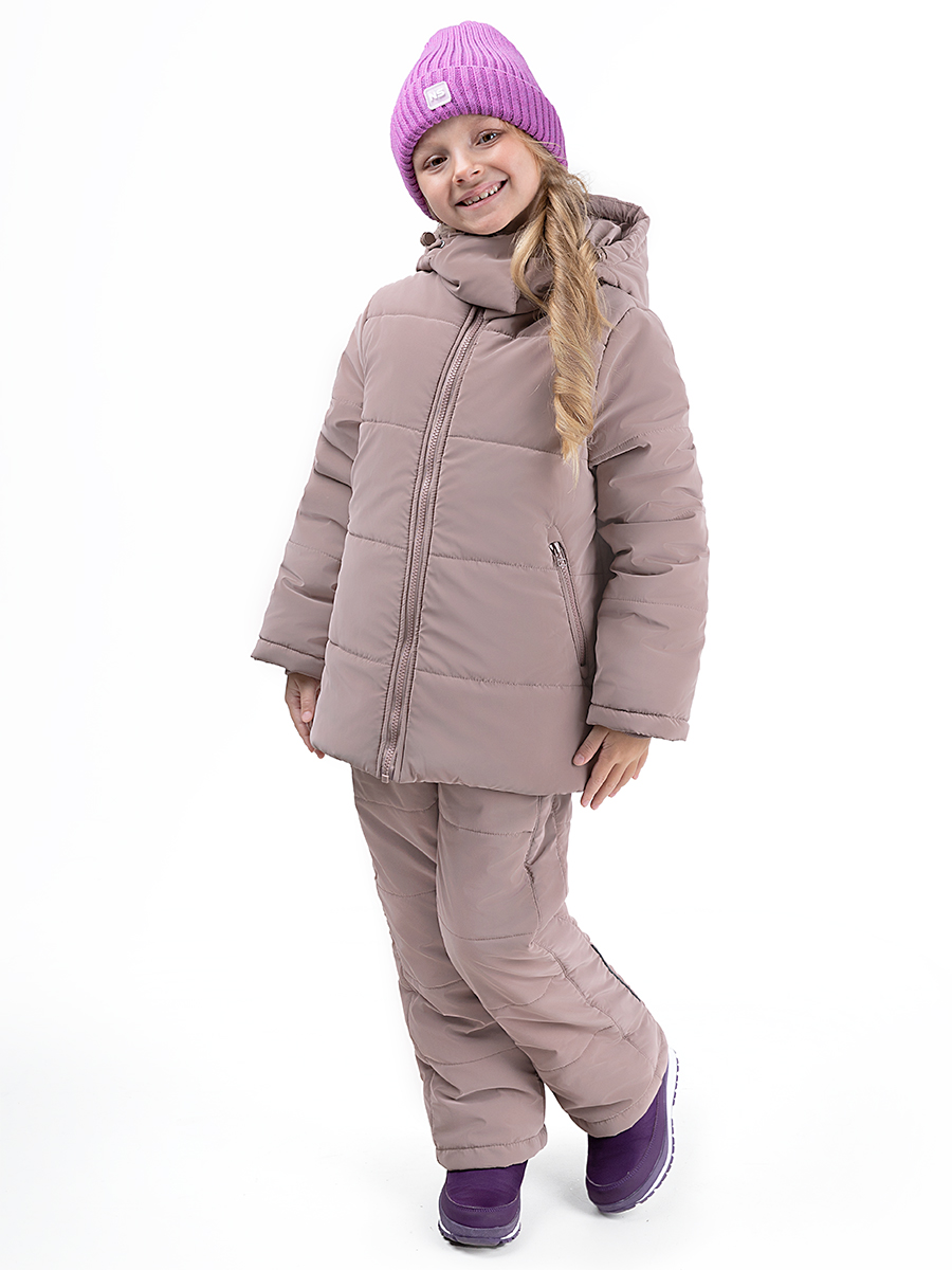 

Комплект верхней одежды детский NIKASTYLE 7з8424, какао, 128, Коричневый, 7з8424