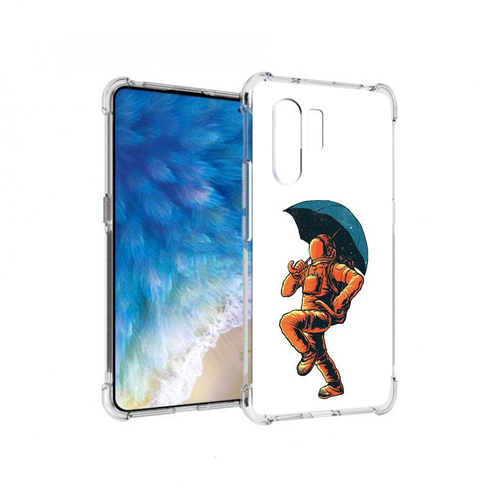 

Чехол MyPads Tocco для Vivo X30 шагающий космонавт с зонтом (PT142331.408.695), Прозрачный, Tocco