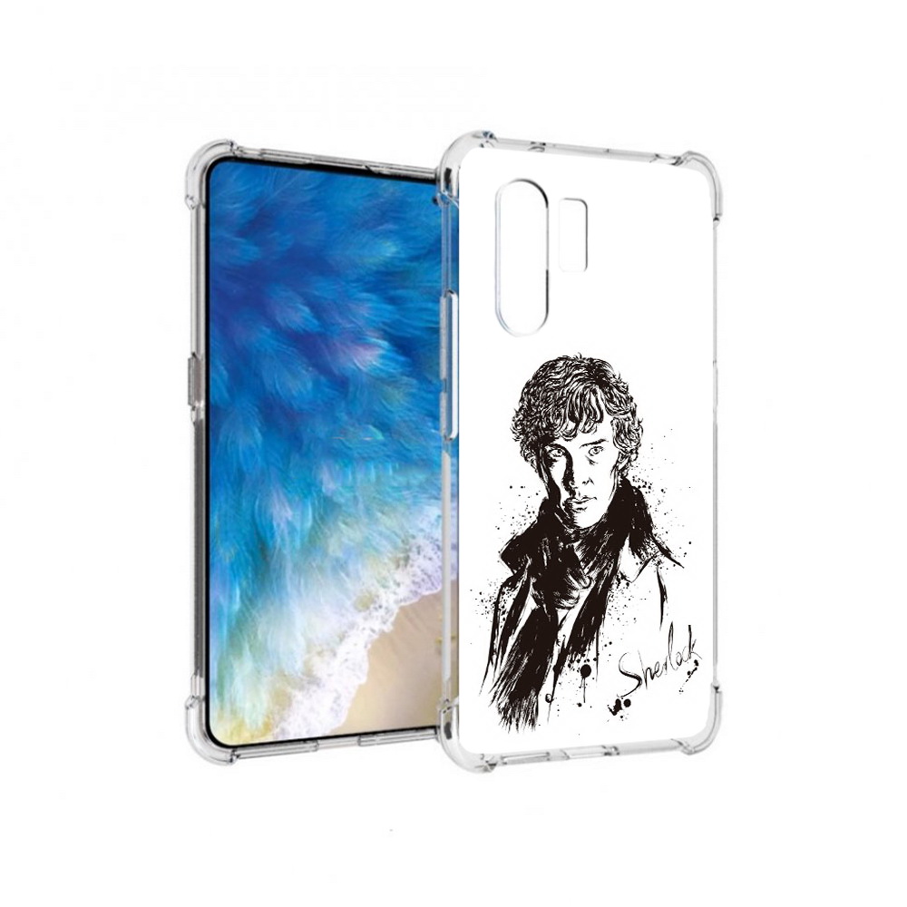 

Чехол MyPads Tocco для Vivo X30 шерлок холмс портрет (PT142331.408.698), Прозрачный, Tocco