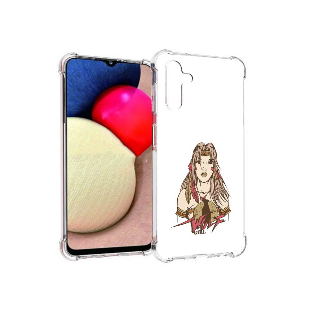 

Чехол MyPads Tocco для Samsung Galaxy A13 5G девушка волк (PT172412.530.306), Прозрачный, Tocco