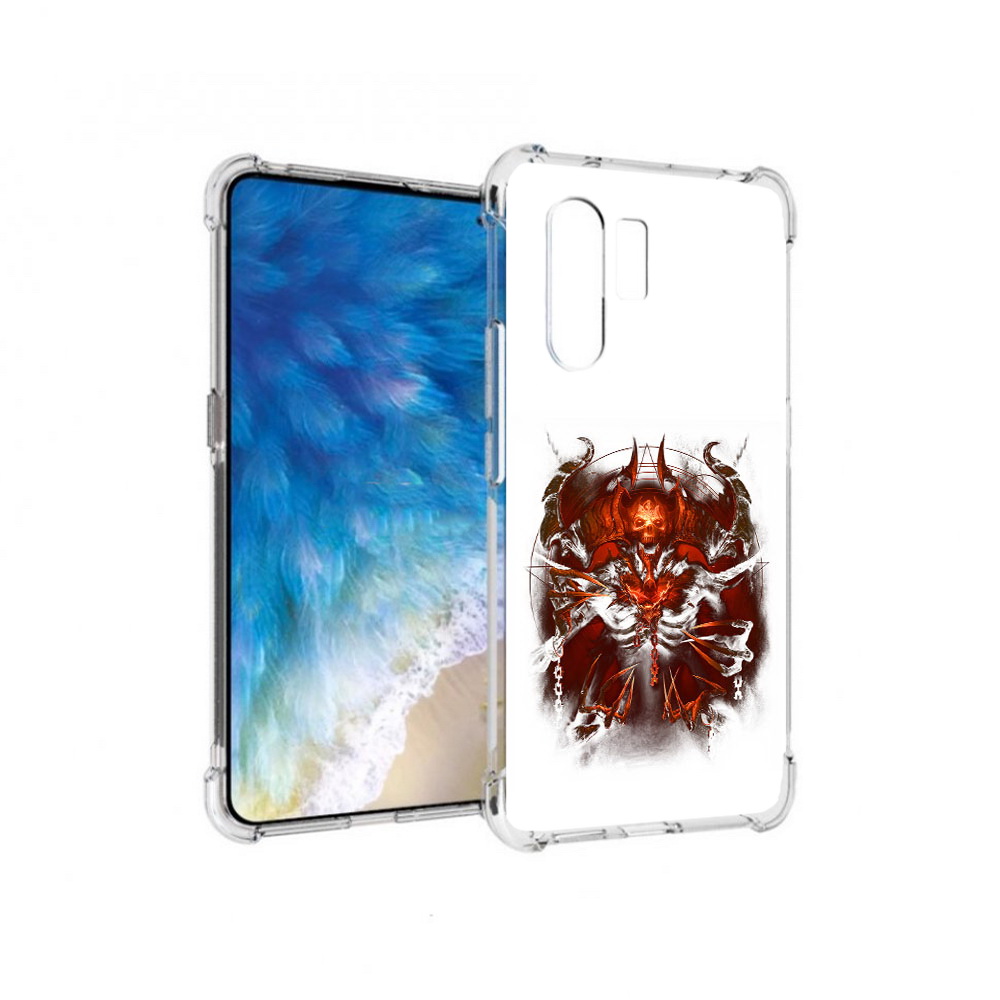 

Чехол MyPads Tocco для Vivo X30 яркий демон (PT142331.408.708), Прозрачный, Tocco