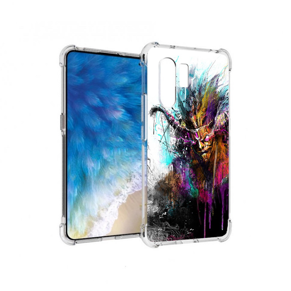

Чехол MyPads Tocco для Vivo X30 яркий дьявол (PT142331.408.709), Прозрачный, Tocco