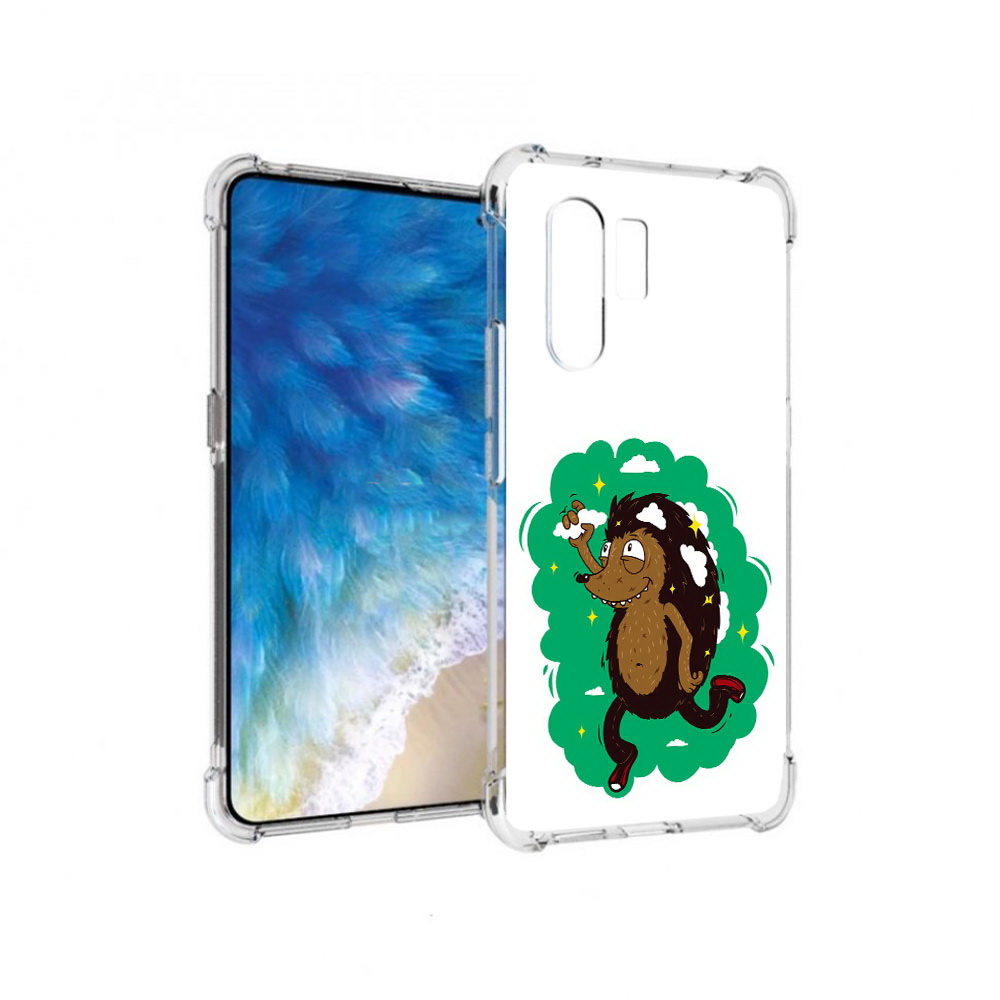 

Чехол MyPads Tocco для Vivo X30 Ежик в облаках (PT142331.408.77), Прозрачный, Tocco