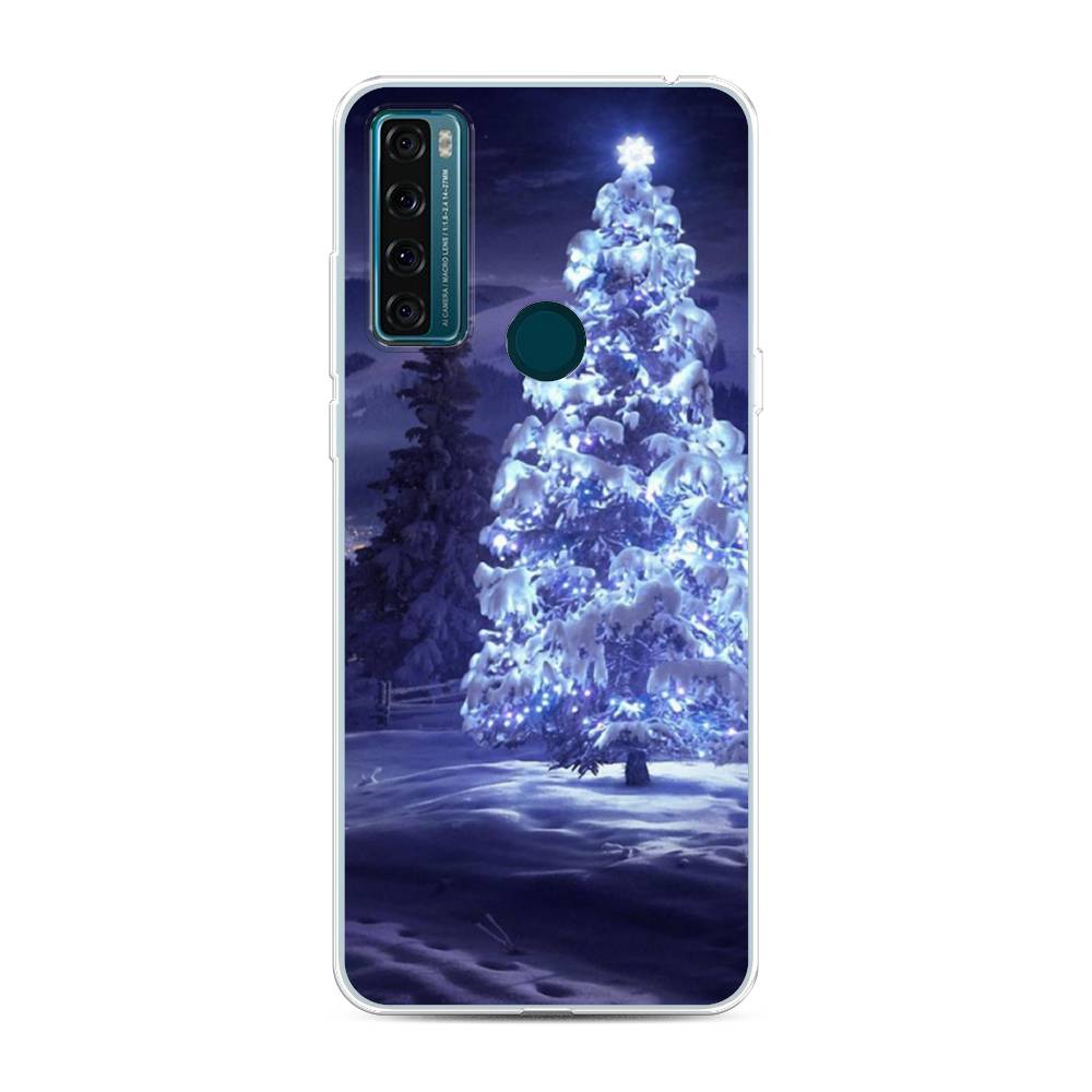 

Чехол для TCL 20 SE "Зима 4", Синий;черный;белый, 290350-2