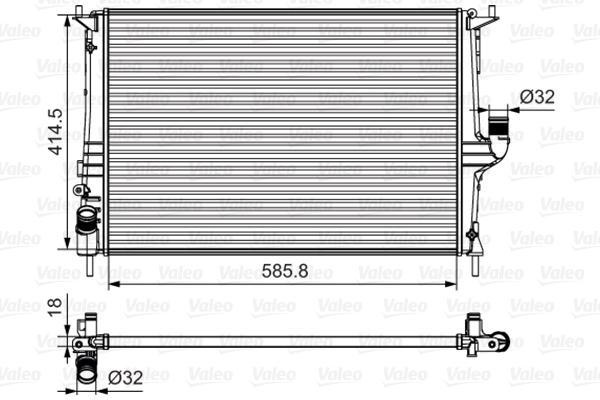 

Радиатор Valeo 700 801