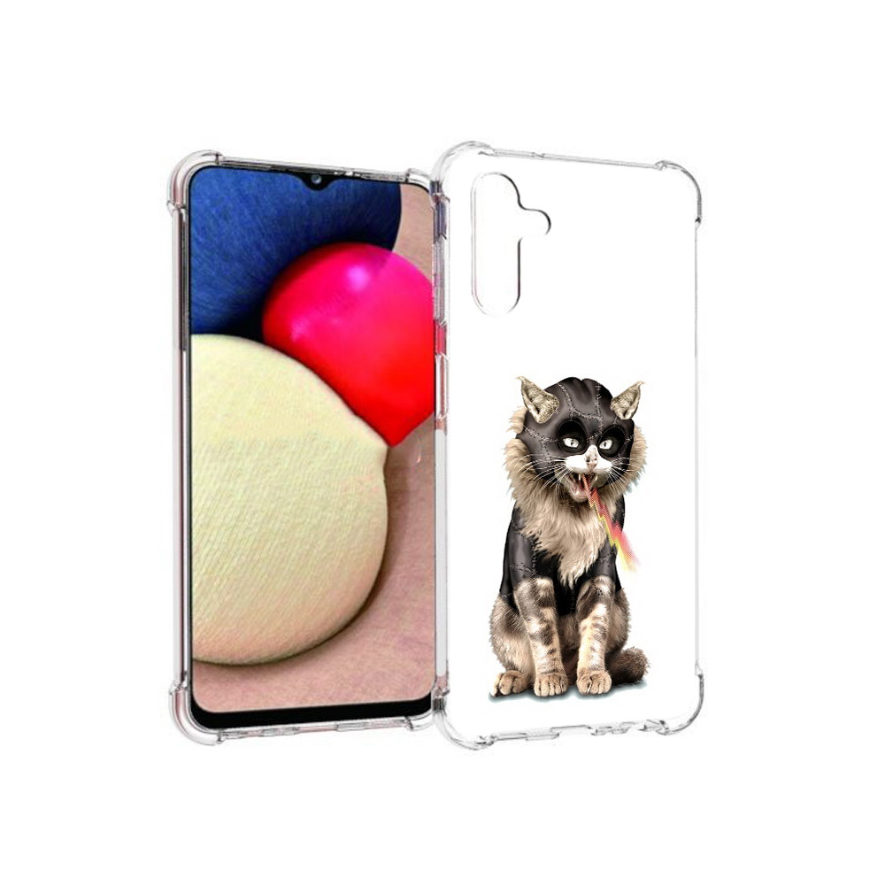 

Чехол MyPads Tocco для Samsung Galaxy A13 5G дьяволский кот (PT172412.530.341), Прозрачный, Tocco