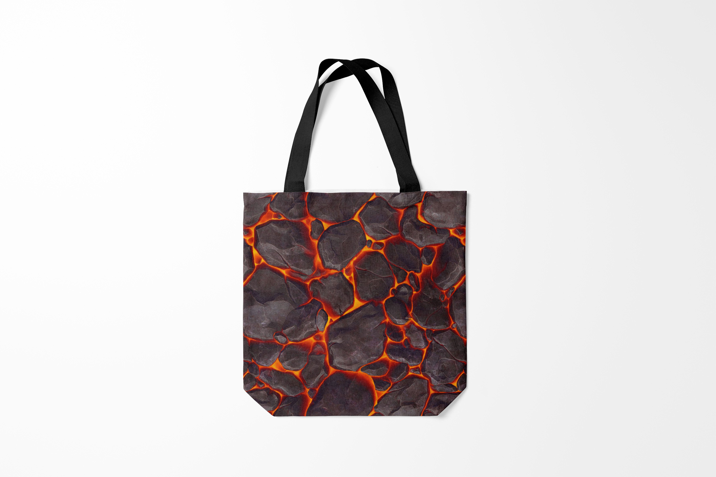 

Сумка шoппер унисекс Burnettie Текстуры ЛАВА LAVA, разноцветный, Текстуры ЛАВА LAVA