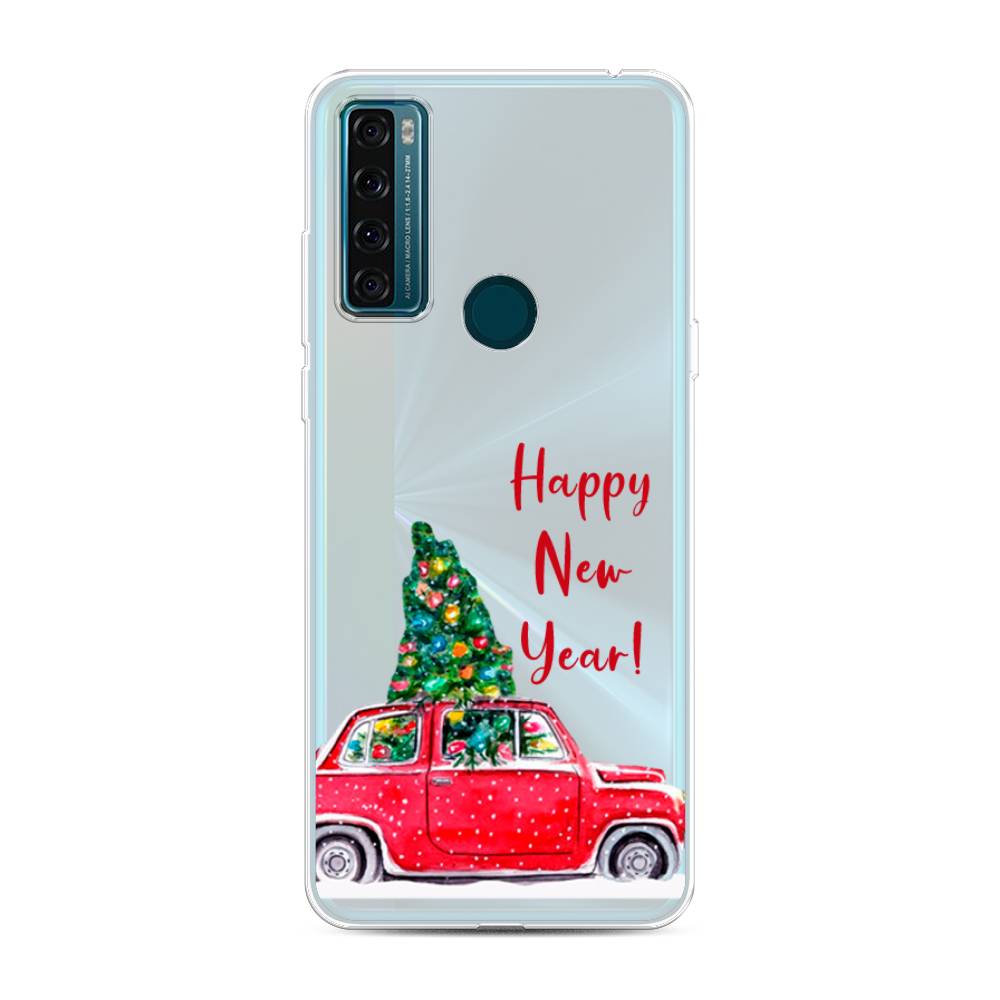 

Чехол для TCL 20 SE "Happy New Year", Красный;зеленый, 290350-5