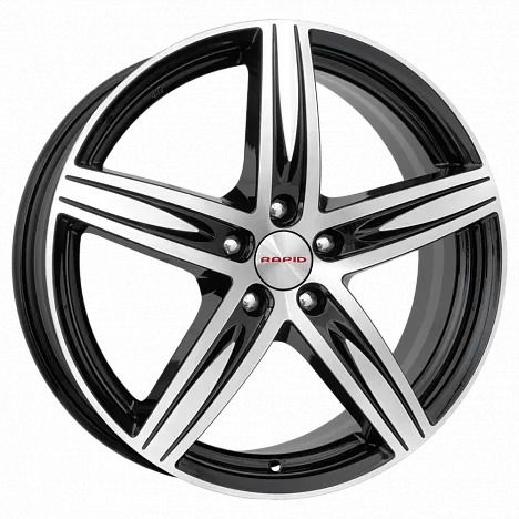

R17 5x108 7j Et40 D67,1 К&К Андорра Алмаз-Черный K&K 7641, Черный;серебристый