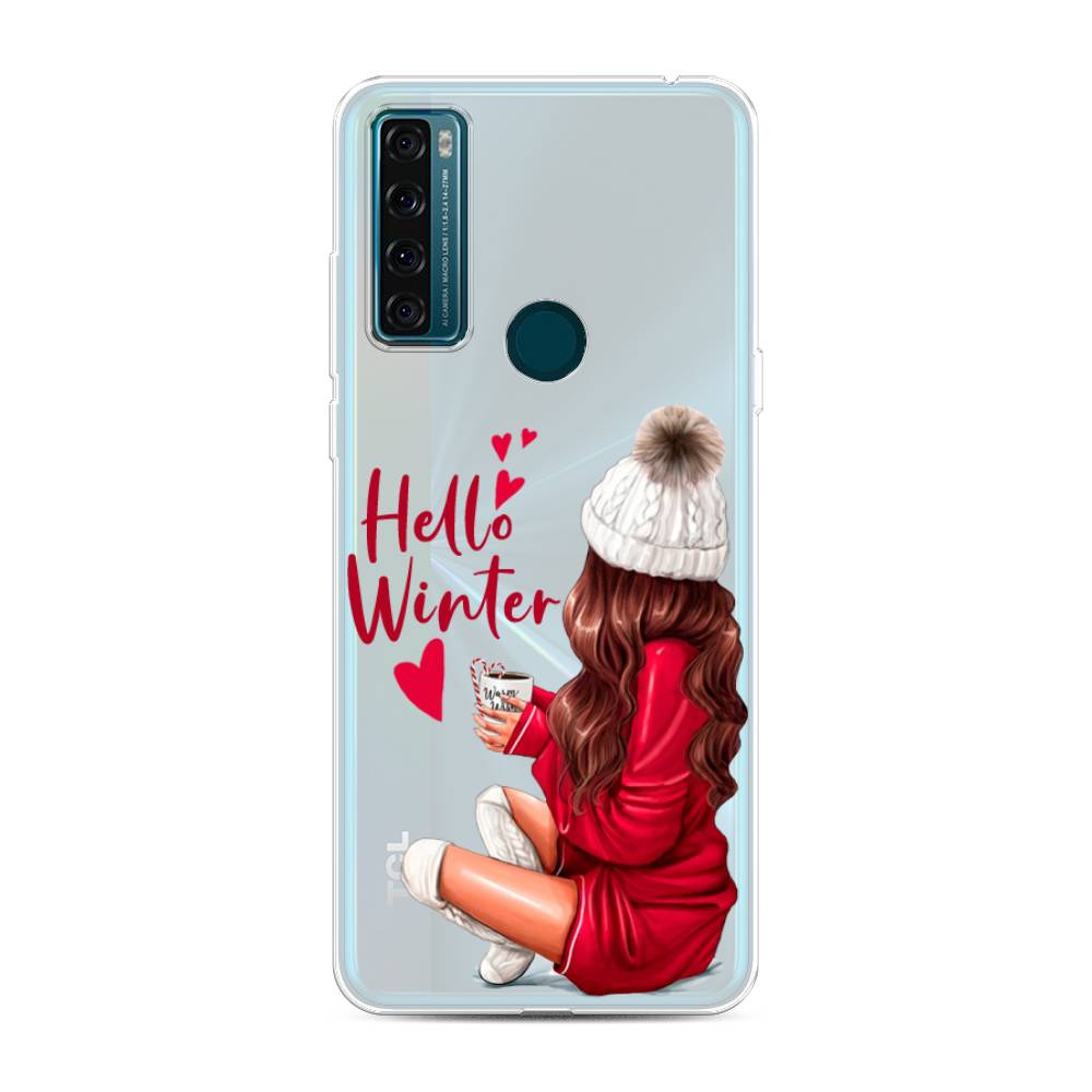 

Чехол для TCL 20 SE "Hello winter", Красный;белый;коричневый, 290350-5
