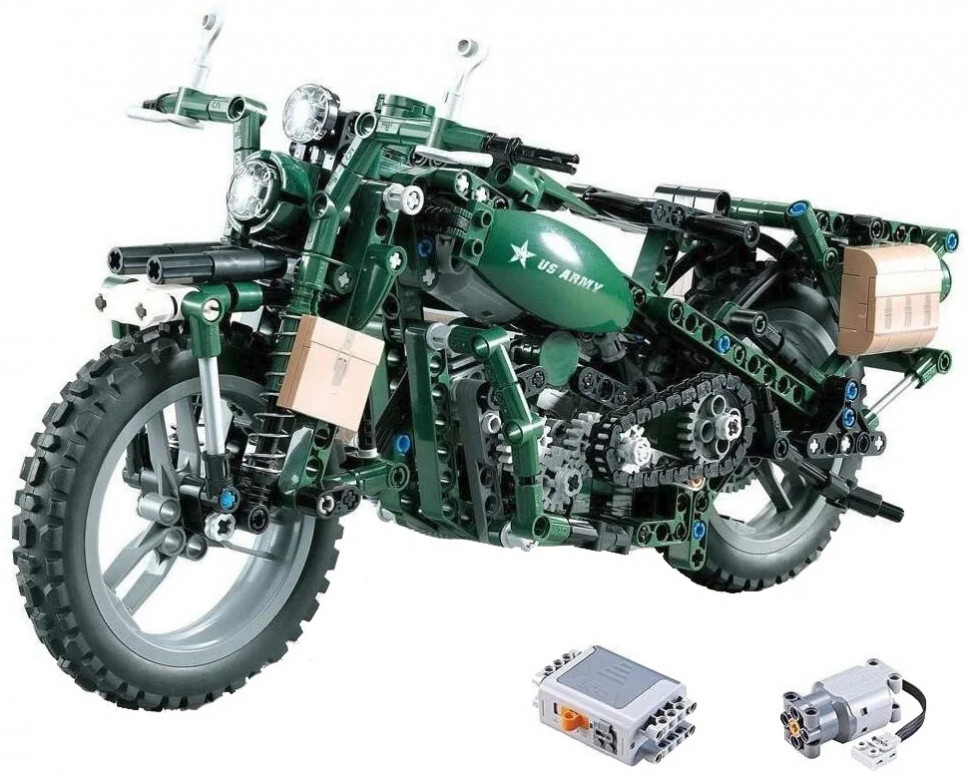 

Конструктор Double E Double E Cada Technics мотоцикл 550 дет. C51022W, Конструктор Double E Cada Technics мотоцикл (550 деталей, электропривод) - C51022W