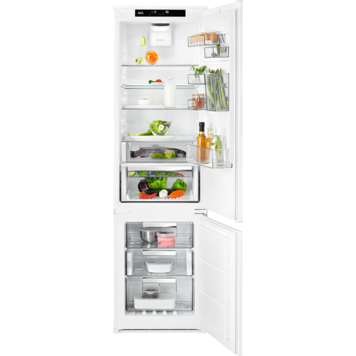 фото Встраиваемый холодильник aeg sce819d8ts white