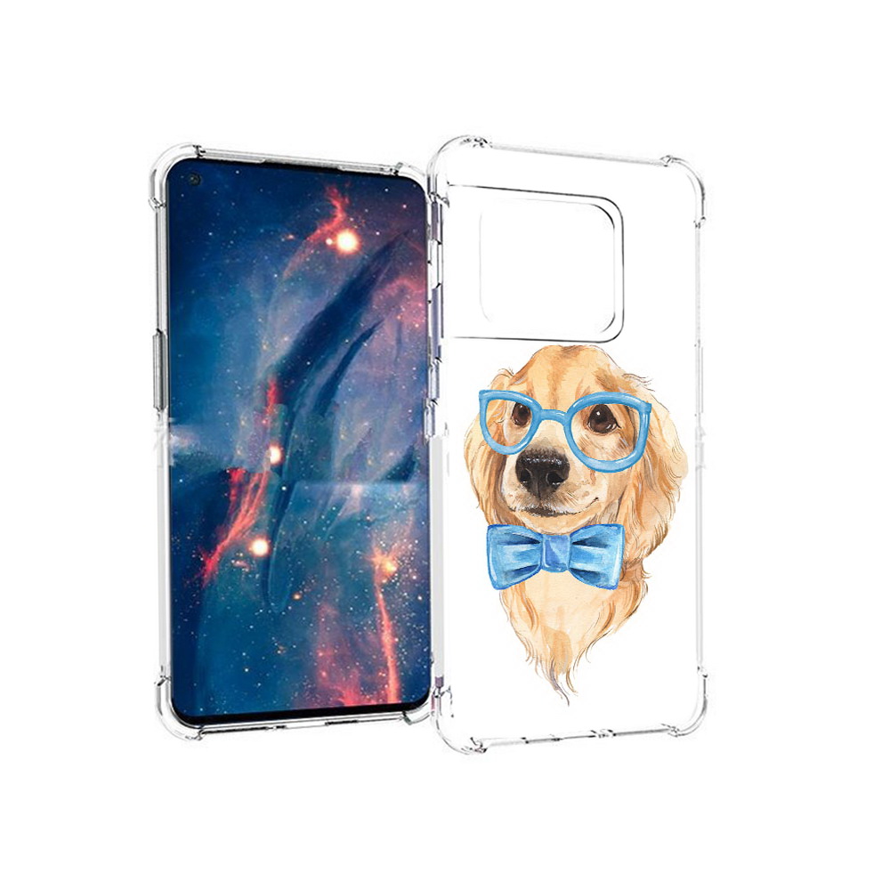 

Чехол MyPads Tocco для OnePlus 10 Pro Собака интеллигент (PT224239.133.159), Прозрачный, Tocco