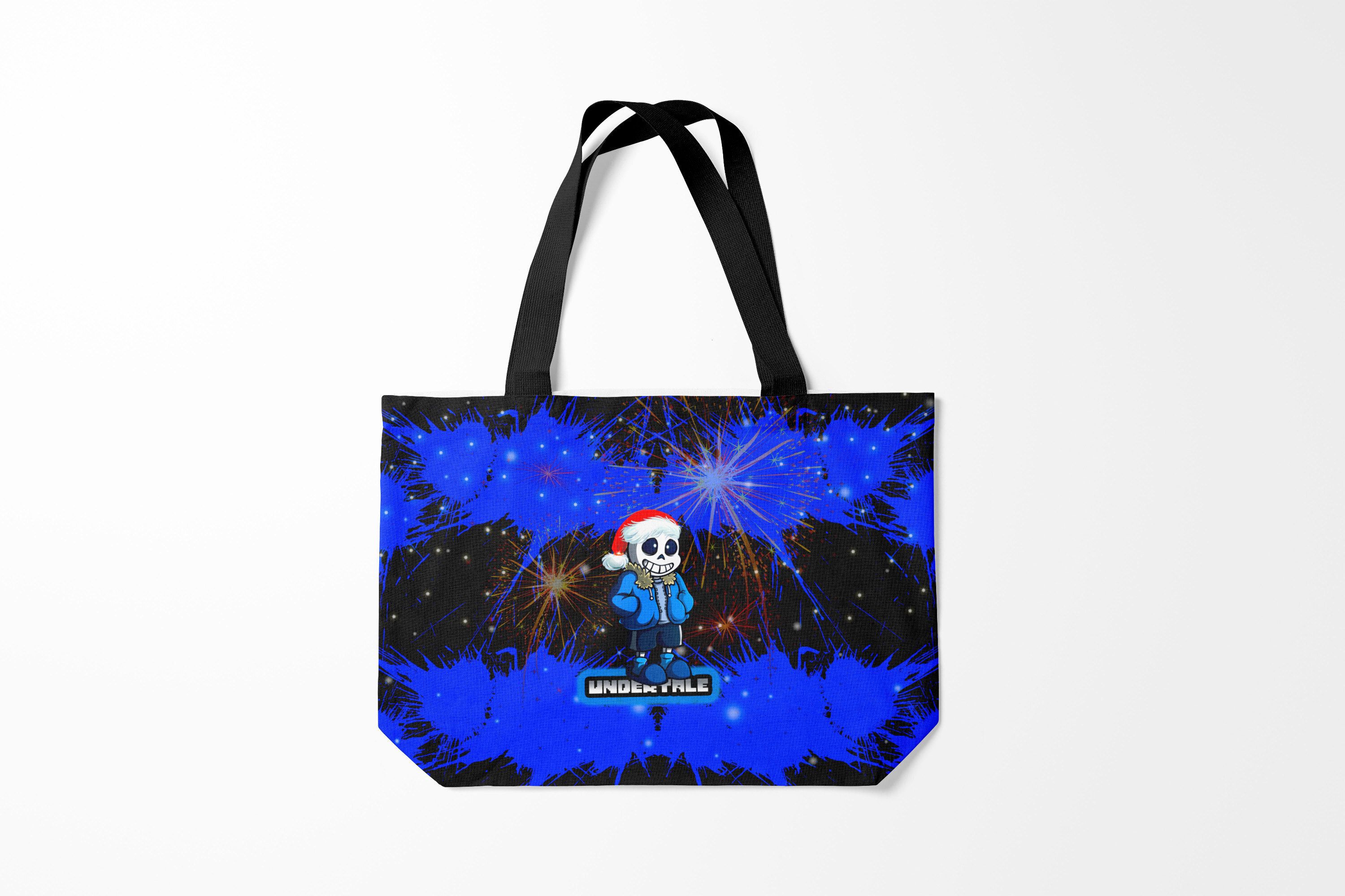 

Сумка шoппер унисекс Burnettie Undertale НОВОГОДНИЙ UNDERTALE., черный; синий, Undertale НОВОГОДНИЙ UNDERTALE.