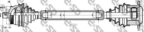 

Привод В Сборе Audi A4 (8D2 B5) GSP 203007